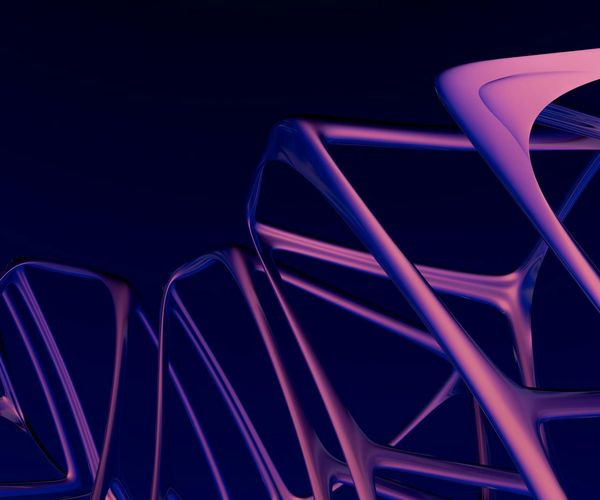 Geometric lines illustrating the concept of consistency and progress